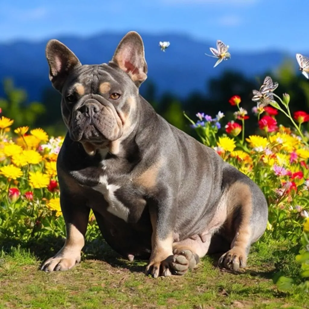 Femelle Bouledogue Français Bleu tan