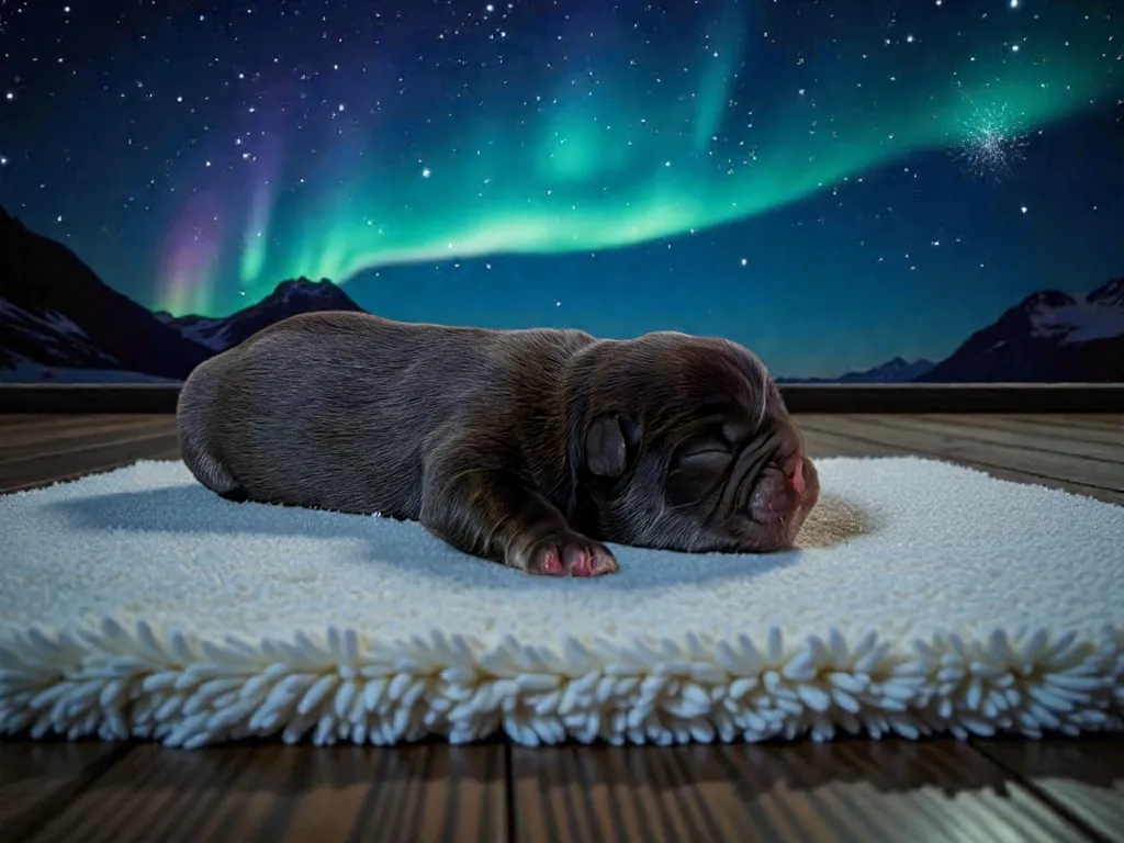 bouledogue français fluffy cocoa tan à la montagne